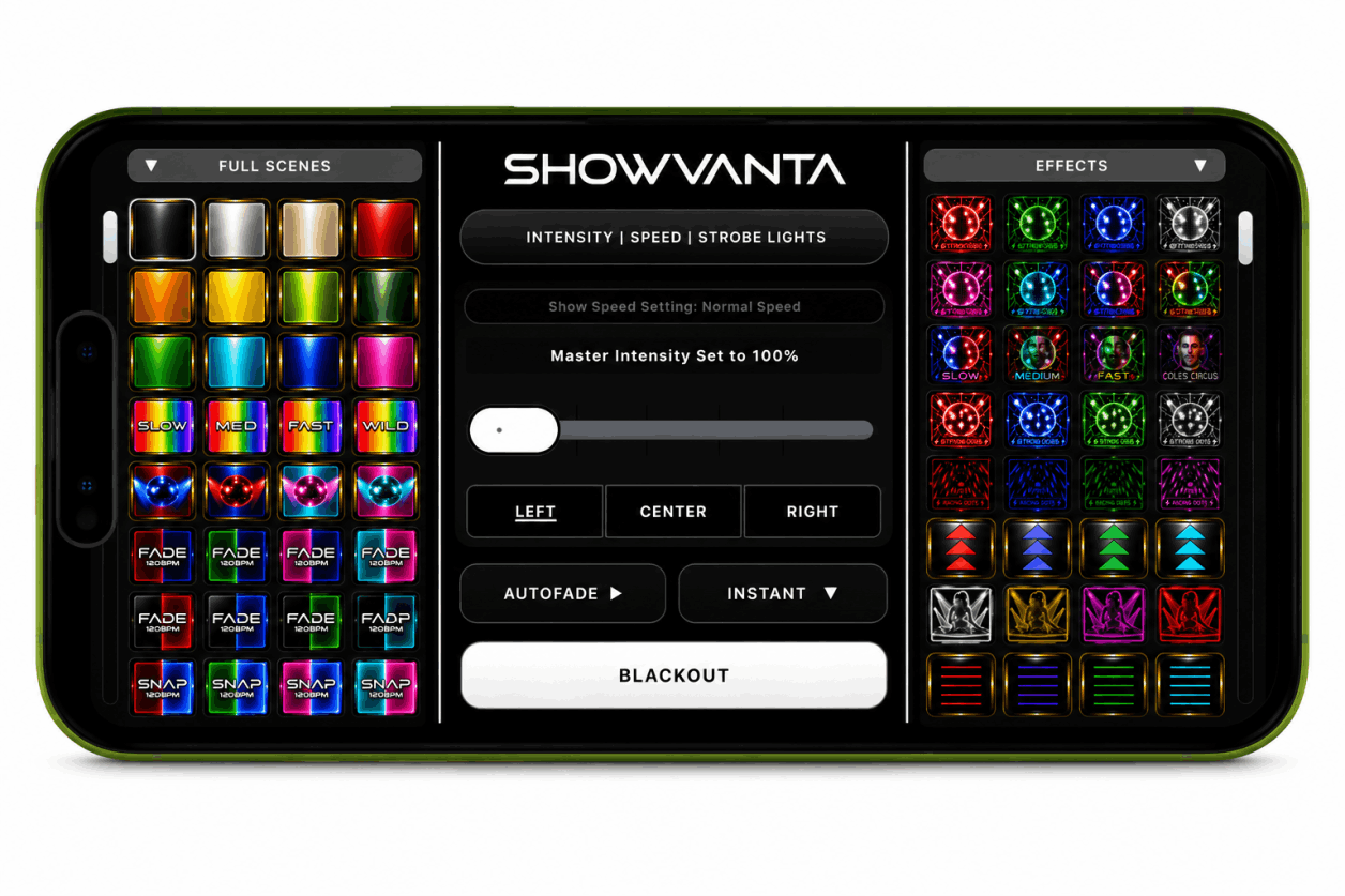 iPhone ShowVanta Madrix UX